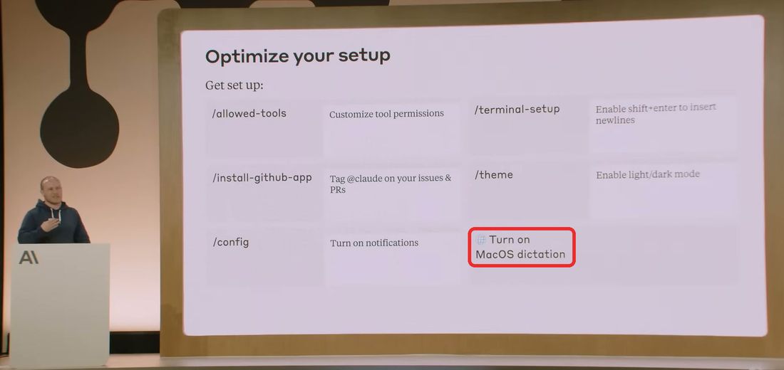 Слайд Бориса: «Turn on MacOS dictation»